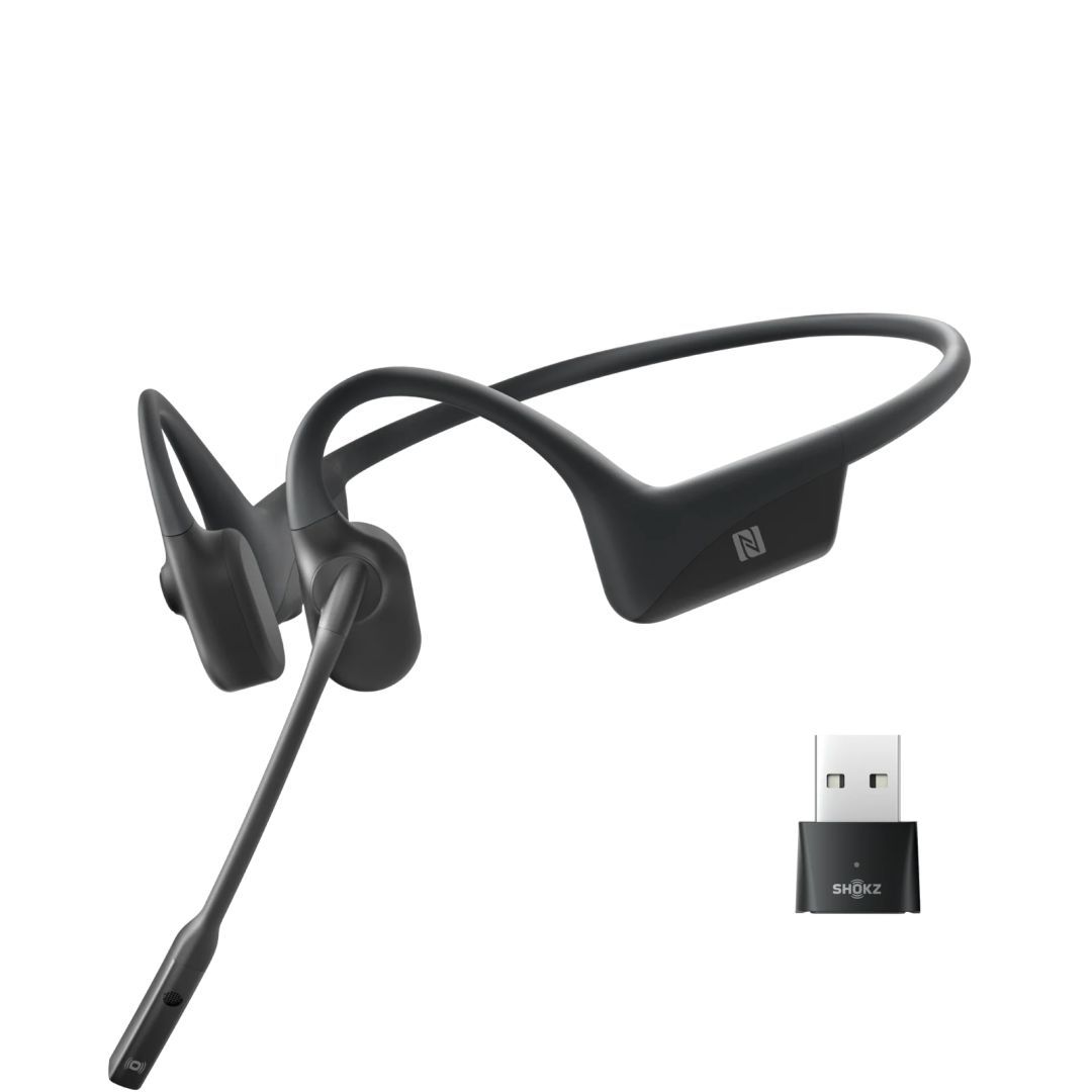 Shokz Opencomm UC USB-A Dongle / Bluetooth Headset Black