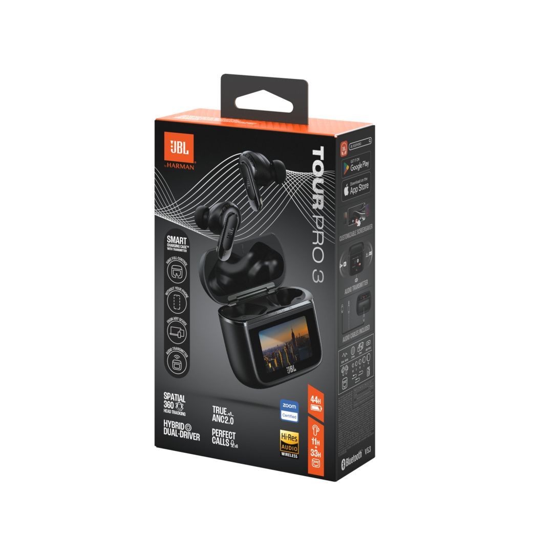 JBL Tour Pro 3 TWS Bluetooth Headset Black