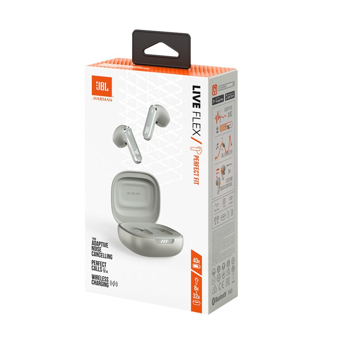 JBL Live Flex Bluetooth Headset Silver