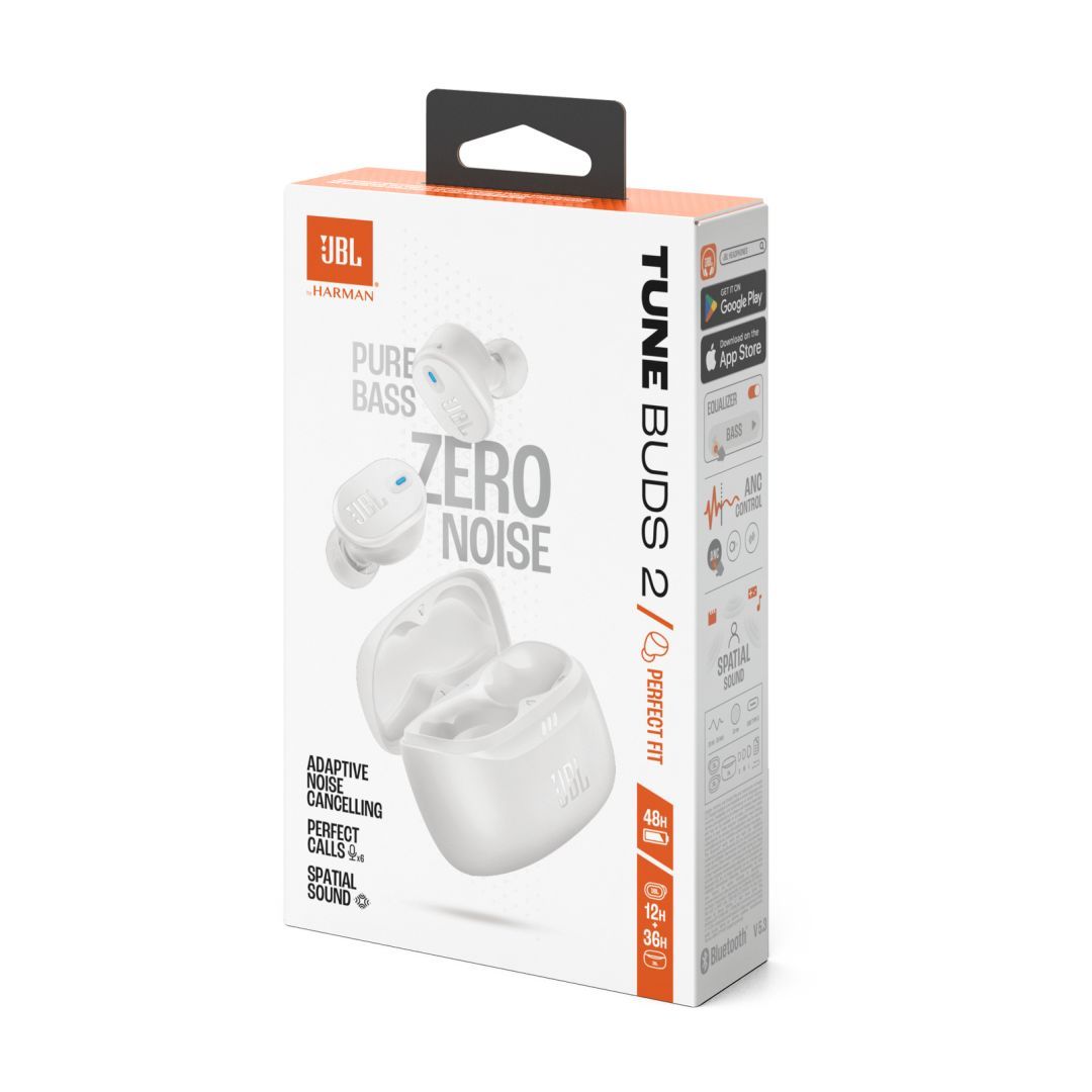 JBL Tune Buds 2 Bluetooth Headset White