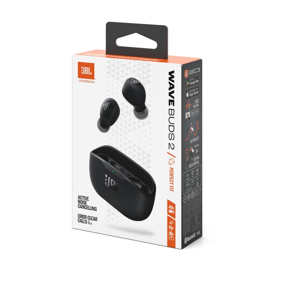 JBL Wave Buds 2 TWS Bluetooth Headset Black