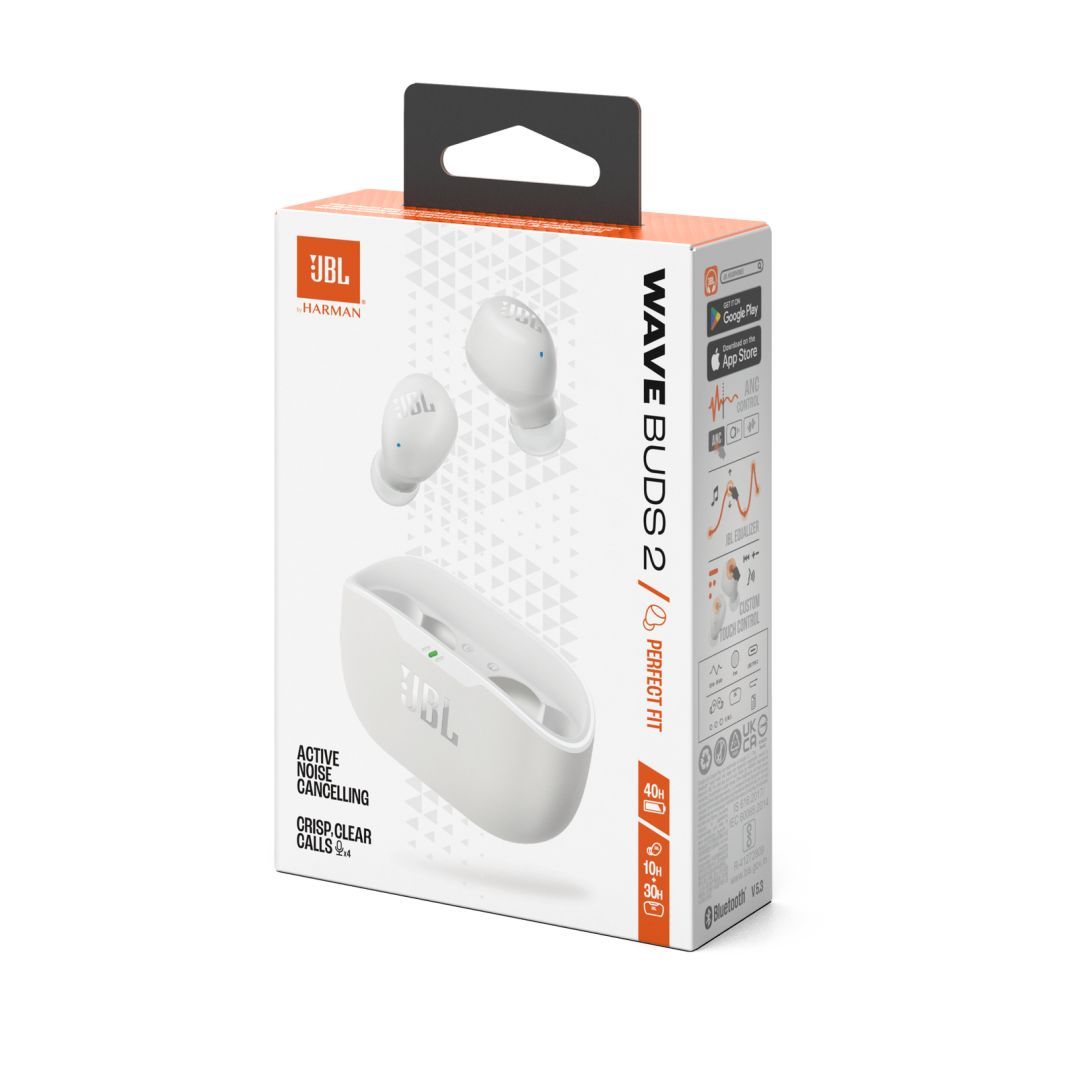 JBL Wave Buds 2 TWS Bluetooth Headset White