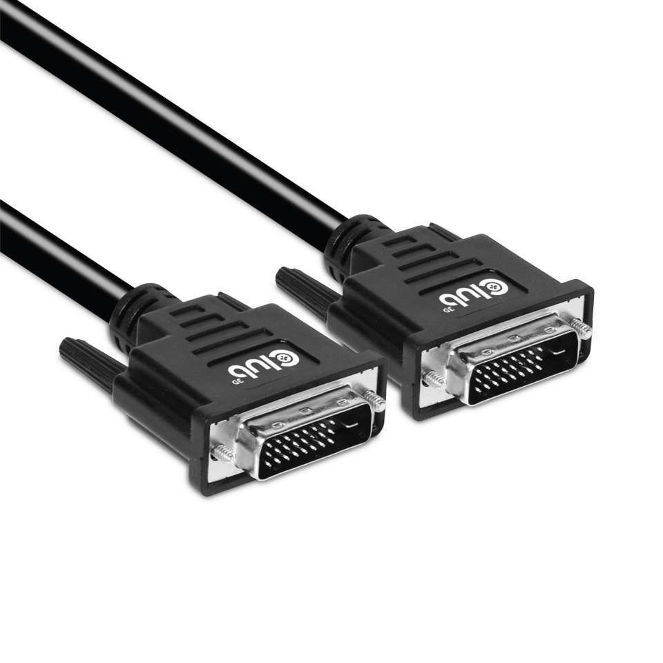 Club3D DVI-D (Dual Link) Bidirectional cable 3m Black