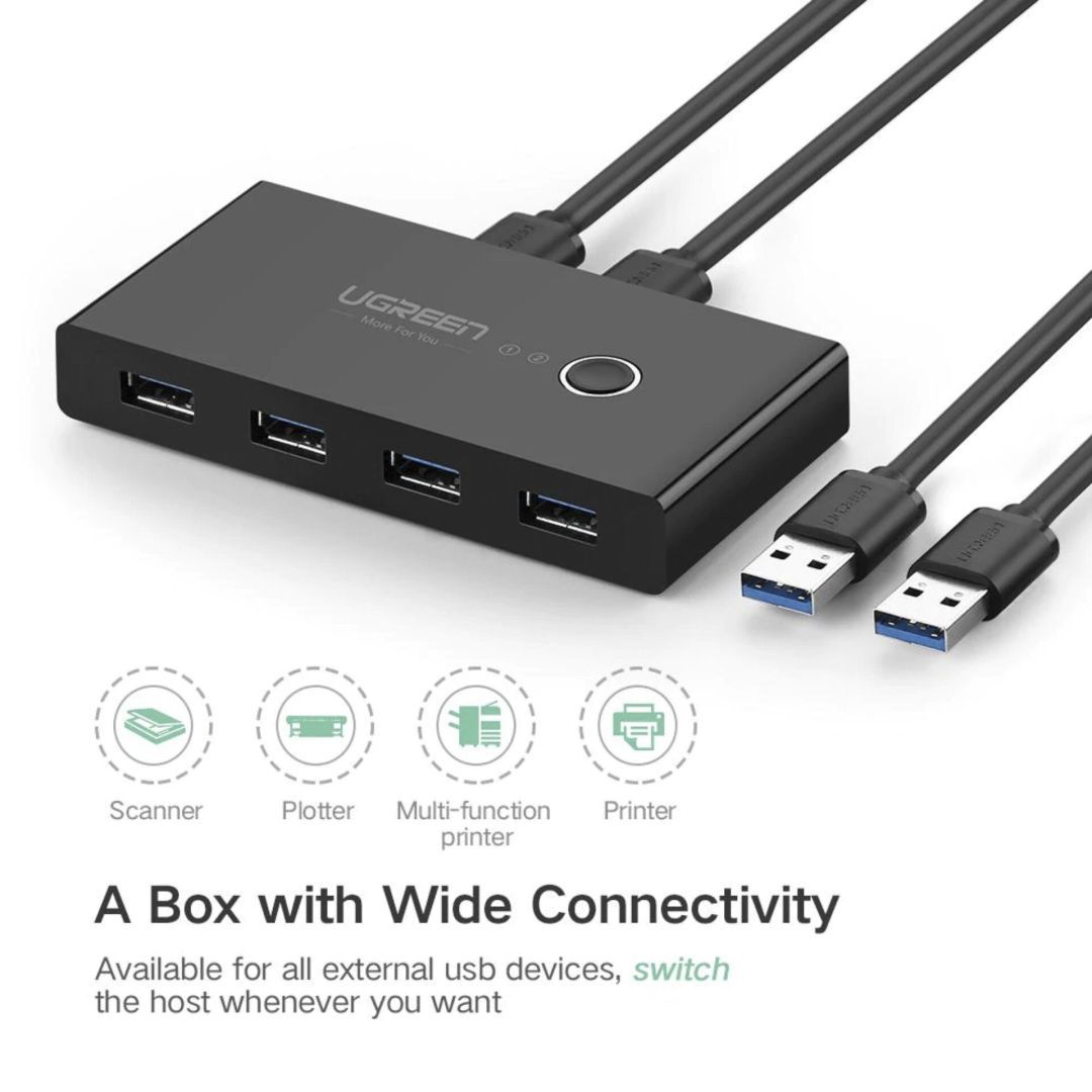 UGREEN Switchbox HUB Switch 4x USB 3.2 Gen 1 USB Hub