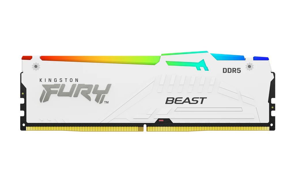 Kingston 32GB DDR5 6000MHz Fury Beast RGB White