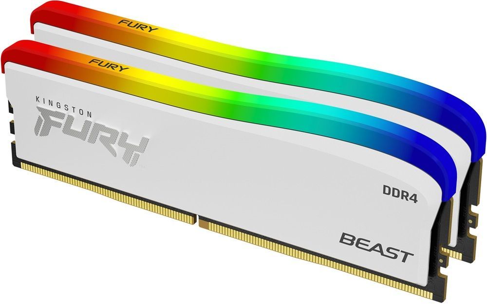 Kingston 32GB 3600MHz DDR4 Kit(2x16) Fury Beast RGB SE White