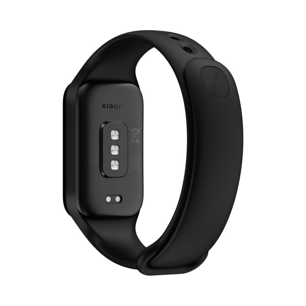 FIXED Sporty szilikon szíj Xiaomi Smart Band 8 okosórákhoz, fekete