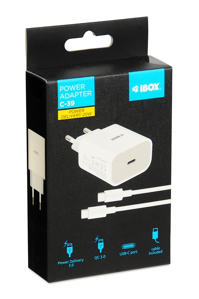 iBox C-39 20W Power Adapter White