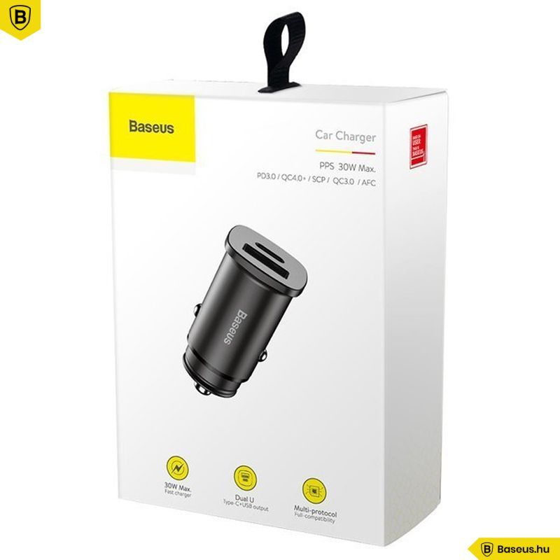 Baseus Square Car Charger Black