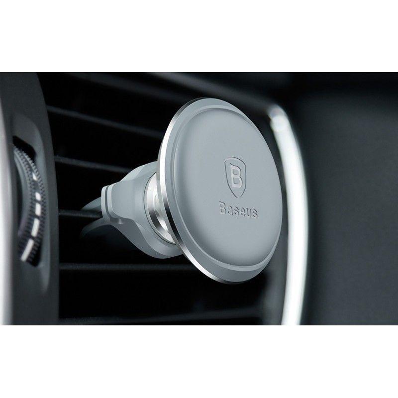 Baseus Magnetic Air Vent Car Mount Silver