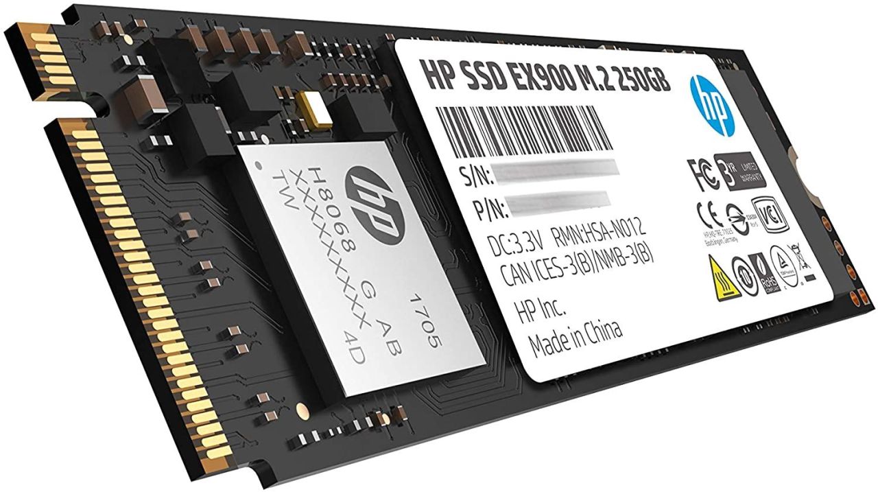 HP 250GB M.2 2280 NVMe EX900