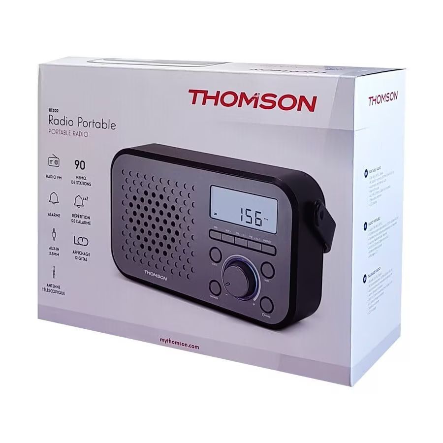 Thomson RT300 Portable Radio Black