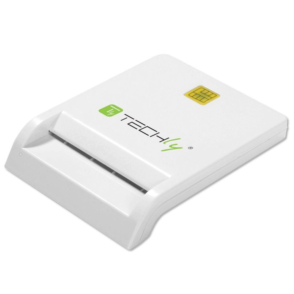 TECHLY Compact Smart Card Reader/Writer White