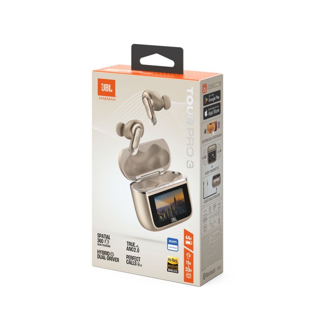 JBL Tour Pro 3 TWS Bluetooth Headset Latte