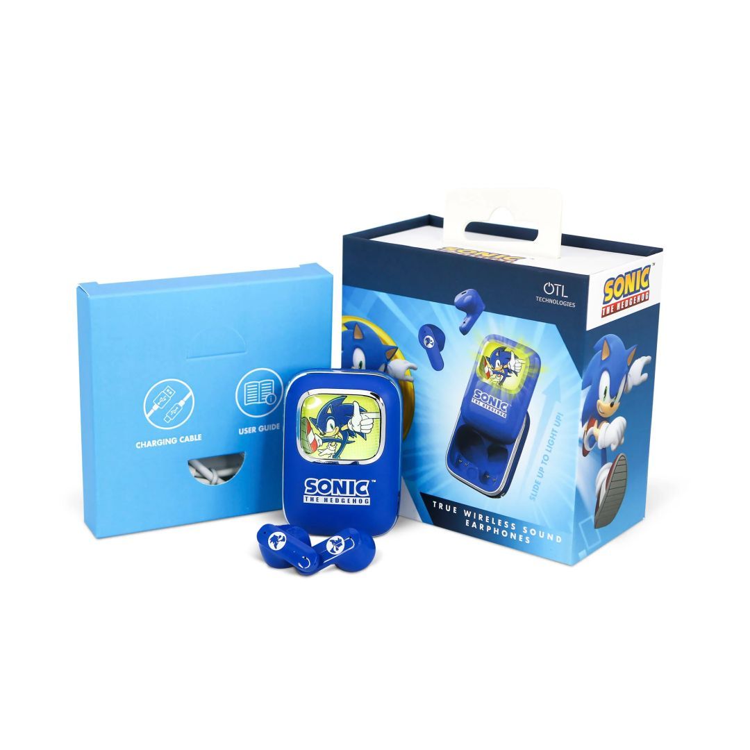 OTL Technologies Sonic the Hedgehog Slide TWS Bluetooth Headset Blue