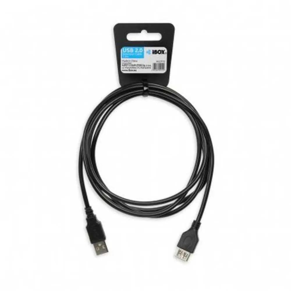 iBox IKU2P18 USB-A Cable 1,8m Black