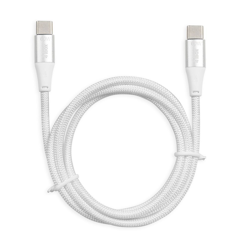 iBox IKUTC1W USB-C - USB-C Cable 60W 1m White