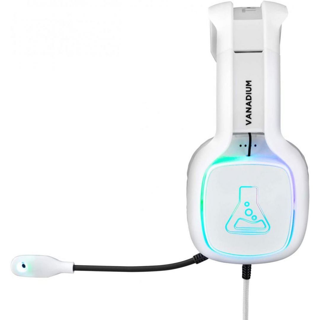 The G-Lab Korp Vanadium Gaming Headset White