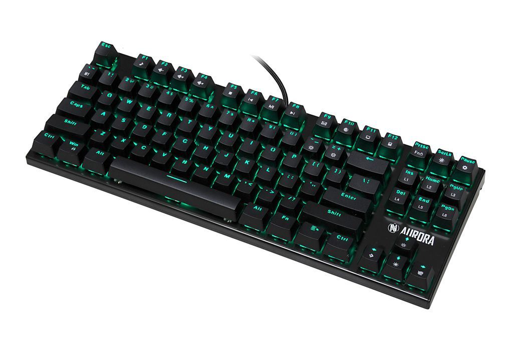 iBox Aurora K-2R Mechanical Blue Switch Gaming Keyboard Black US