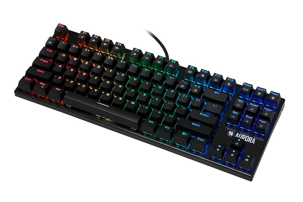 iBox Aurora K-2R Mechanical Blue Switch Gaming Keyboard Black US