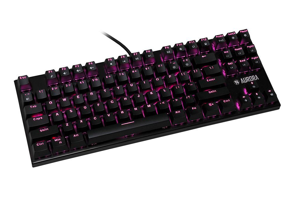 iBox Aurora K-2R Mechanical Blue Switch Gaming Keyboard Black US