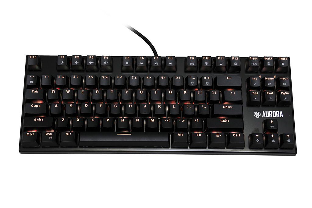 iBox Aurora K-2R Mechanical Blue Switch Gaming Keyboard Black US