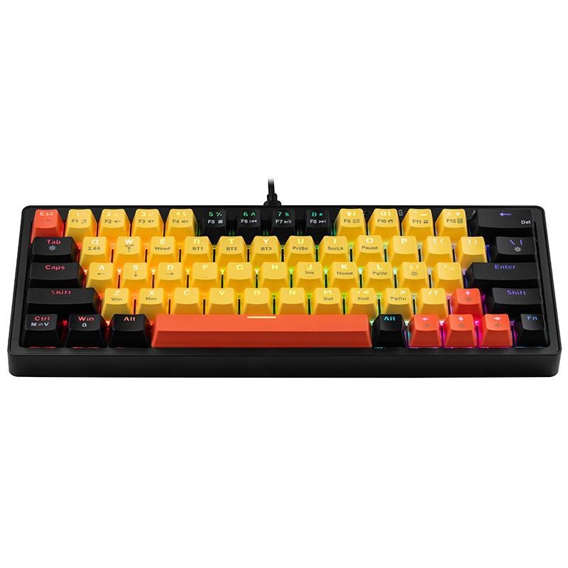 Tracer EVO3 Hot Swap 63 GameZone RGB Mechanical Keyboard Yellow US