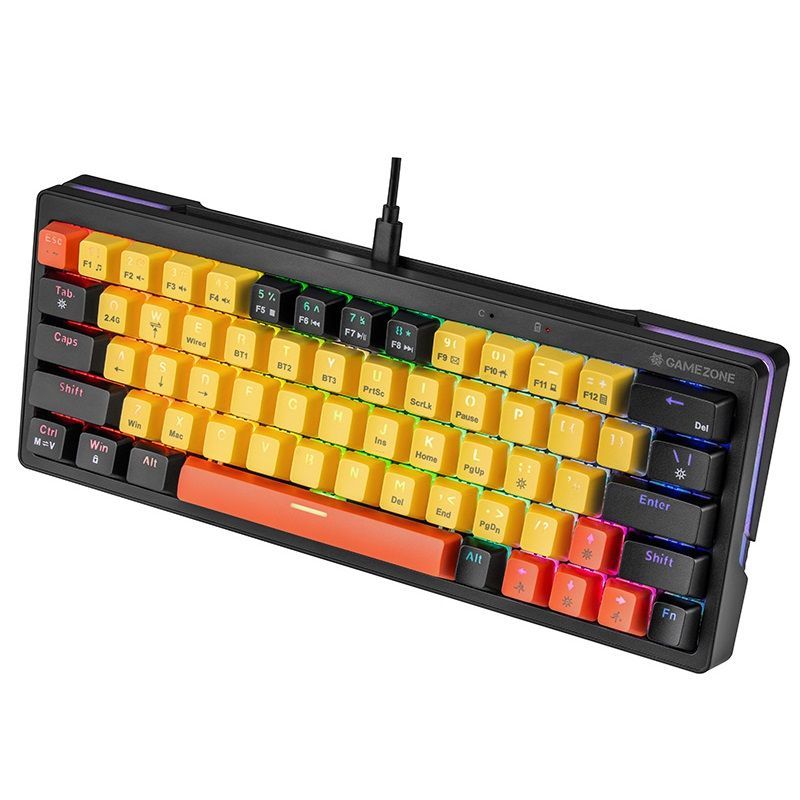 Tracer EVO3 Hot Swap 63 GameZone RGB Mechanical Keyboard Yellow US