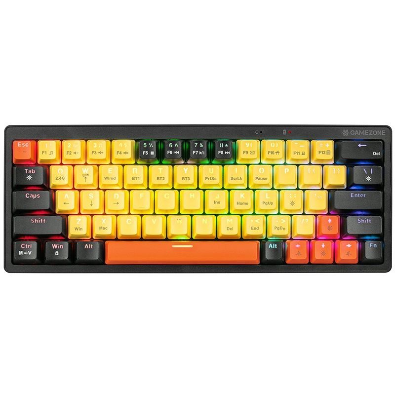 Tracer EVO3 Hot Swap 63 GameZone RGB Mechanical Keyboard Yellow US