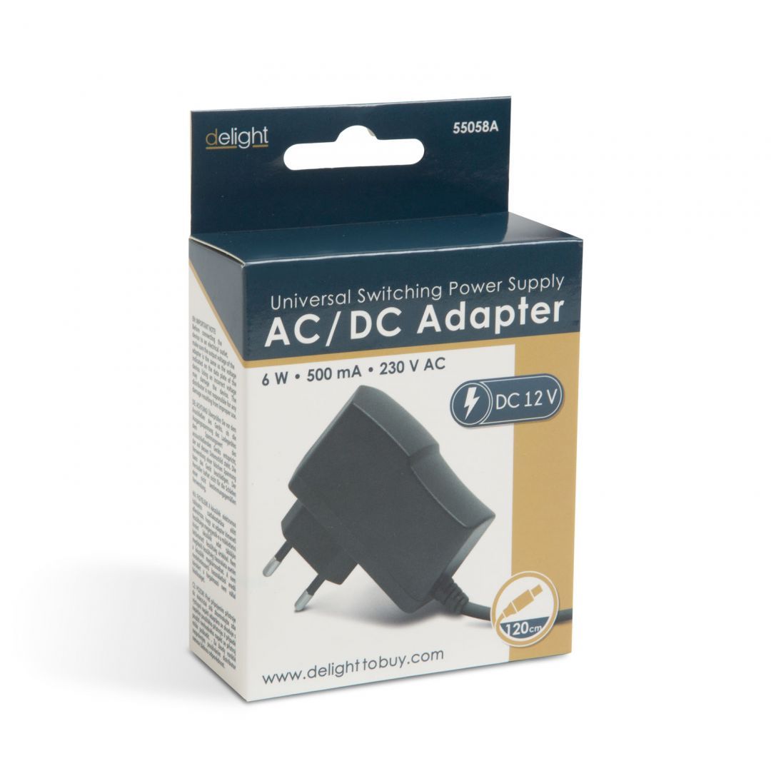 Delight Adapter 12V/6W/500mA