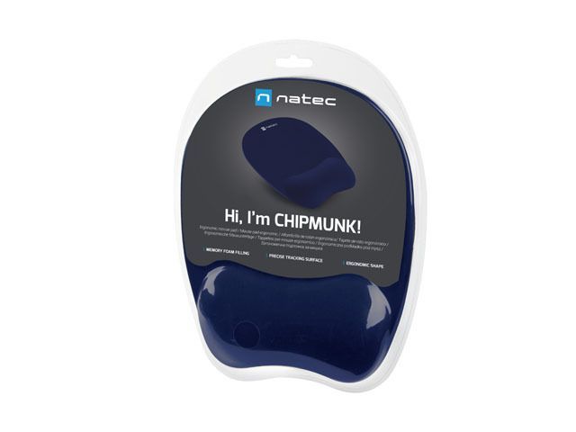 natec Chipmunk Egérpad Navy Blue