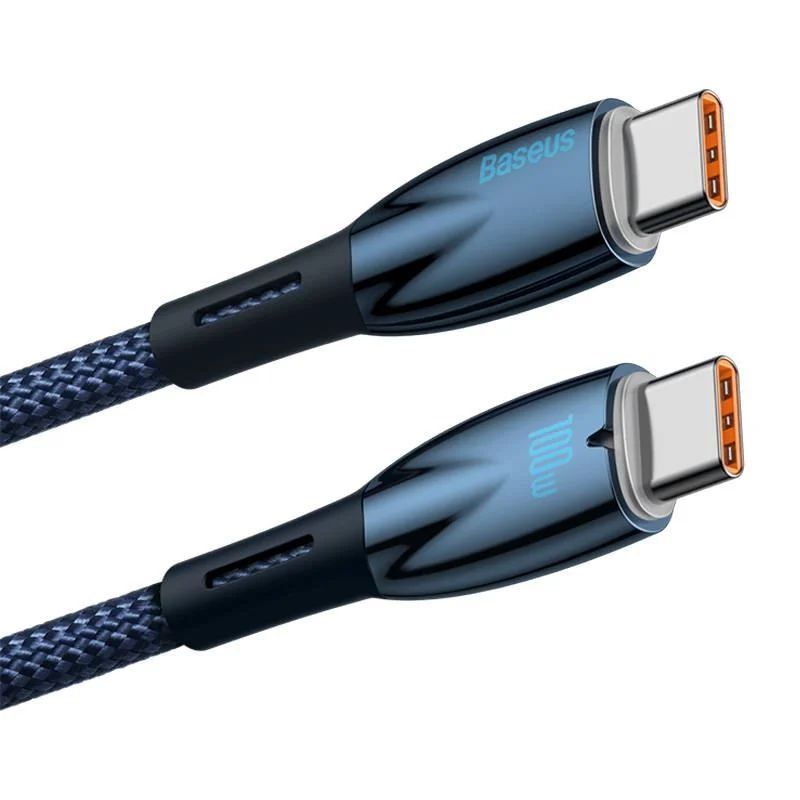 Baseus Glimmer USB-C USB-C 1m Blue