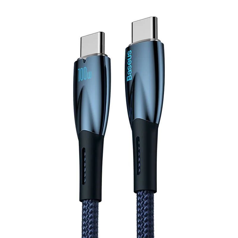 Baseus Glimmer USB-C USB-C 1m Blue