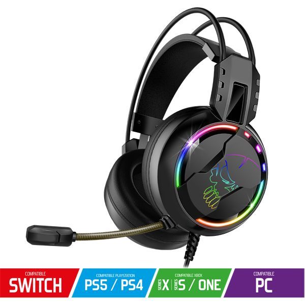 Spirit Of Gamer PRO-H7 Headset RGB Black