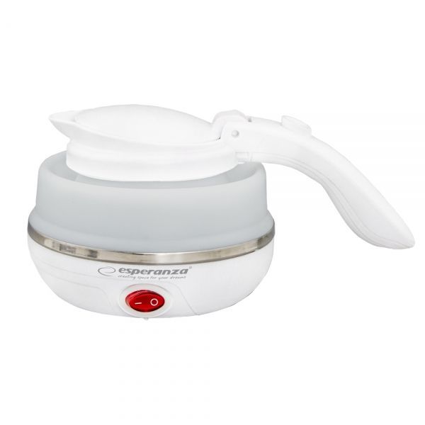 Esperanza EKK023 Electric Silicone Turistic kettle 0,5L White