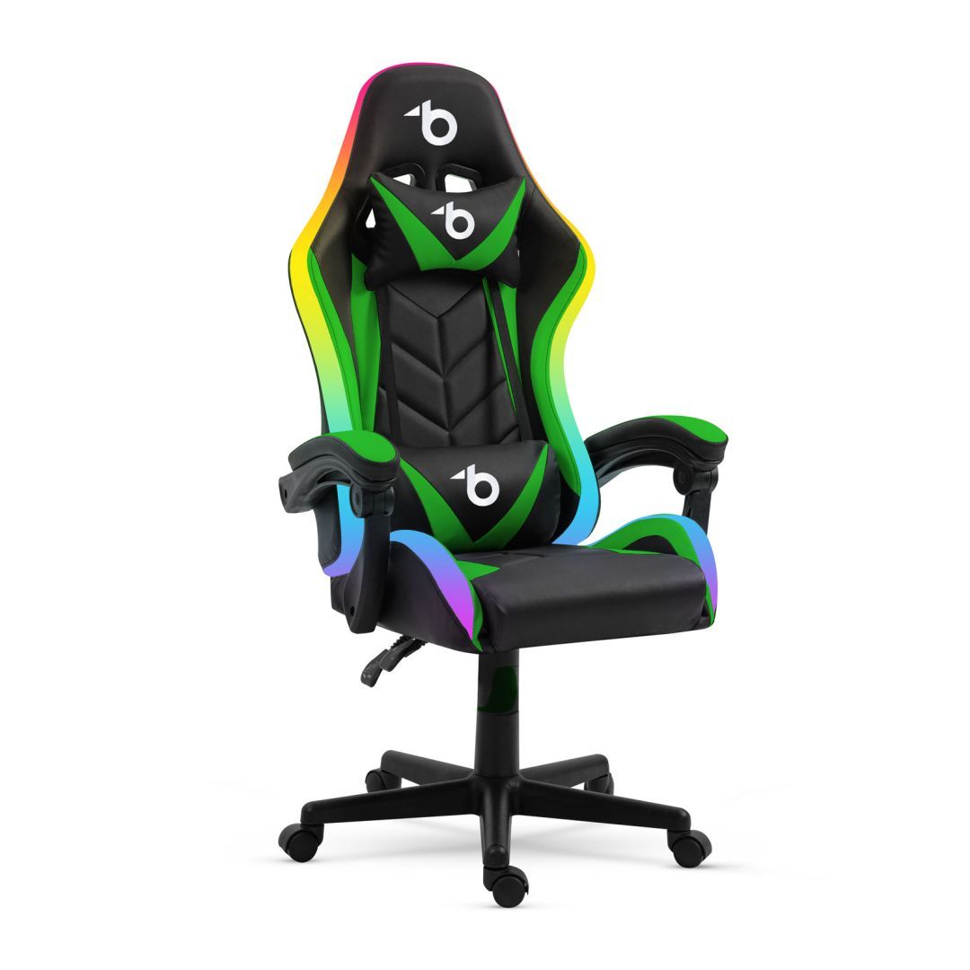 Delight BMD1115GR Gaming Chair Black/Green