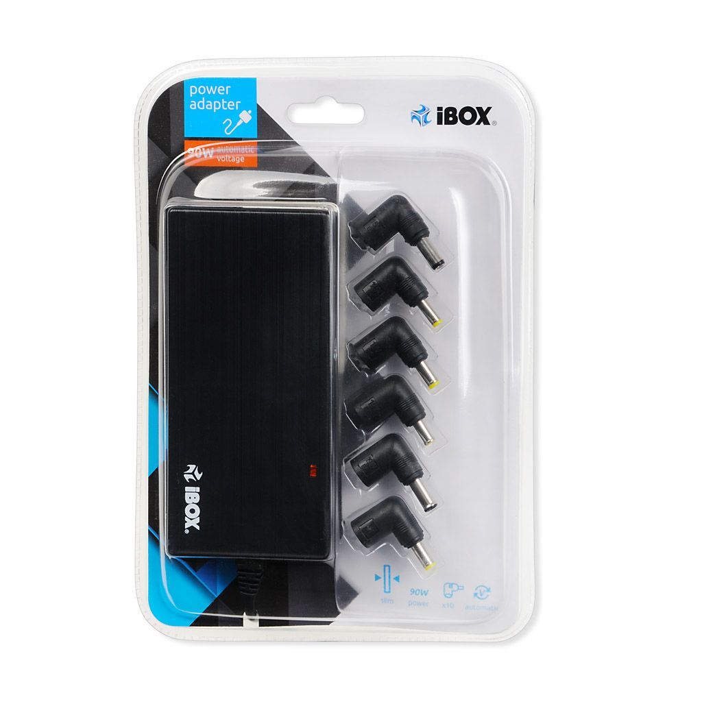 iBox IUZ90WA power adapter/inverter Indoor 90W Black