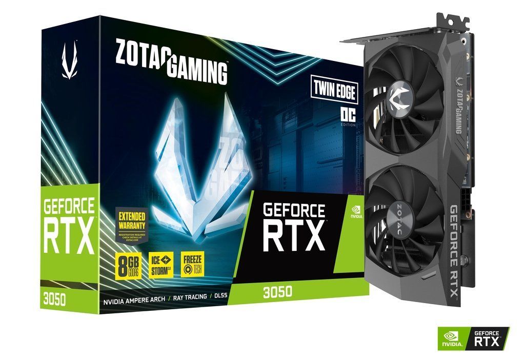 Zotac GeForce RTX3050 8GB DDR6 Twin Edge OC