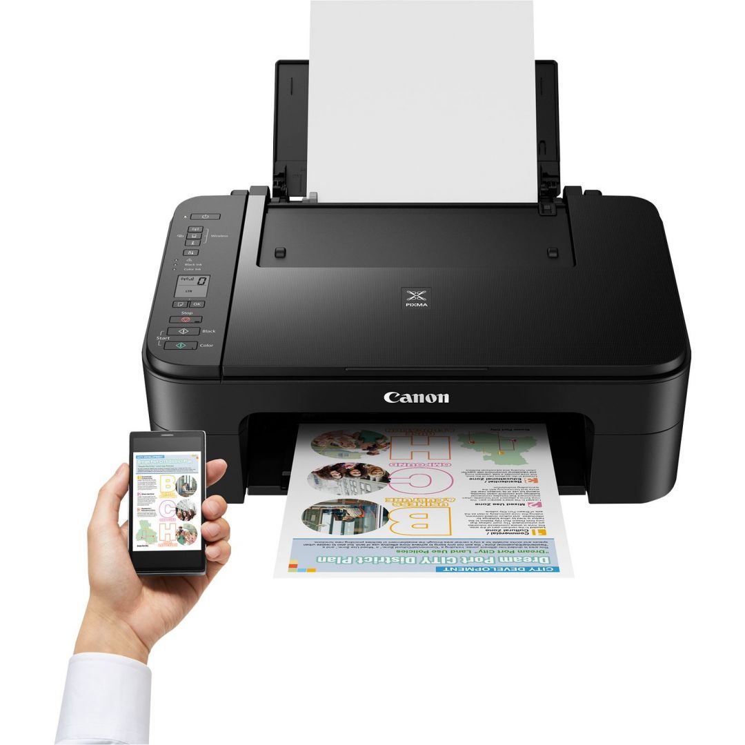 Canon TS3350 PIXMA wireless tintasugaras nyomtató/másoló/síkágyas scanner Black