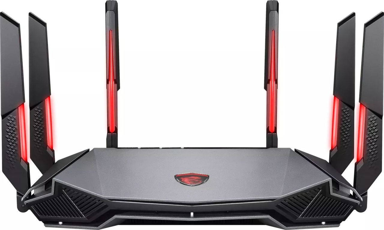 Msi RadiX AX6600 WiFi 6E Tri-Band Gaming Router Black