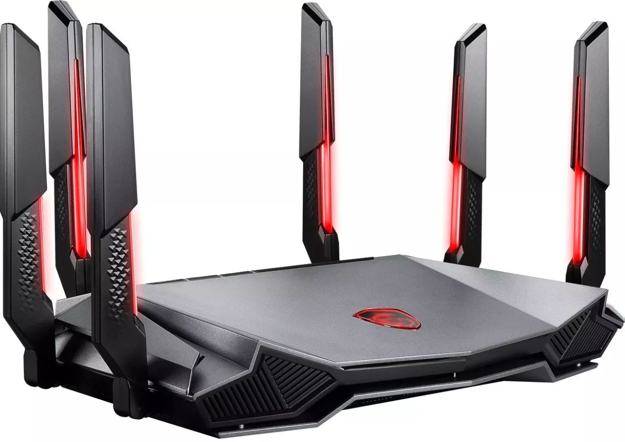 Msi RadiX AX6600 WiFi 6E Tri-Band Gaming Router Black