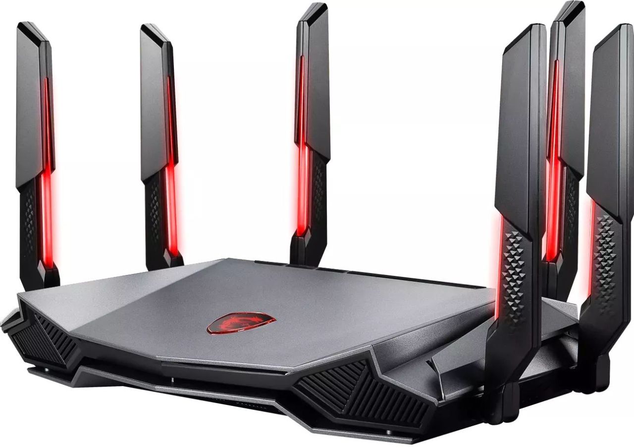 Msi RadiX AX6600 WiFi 6E Tri-Band Gaming Router Black