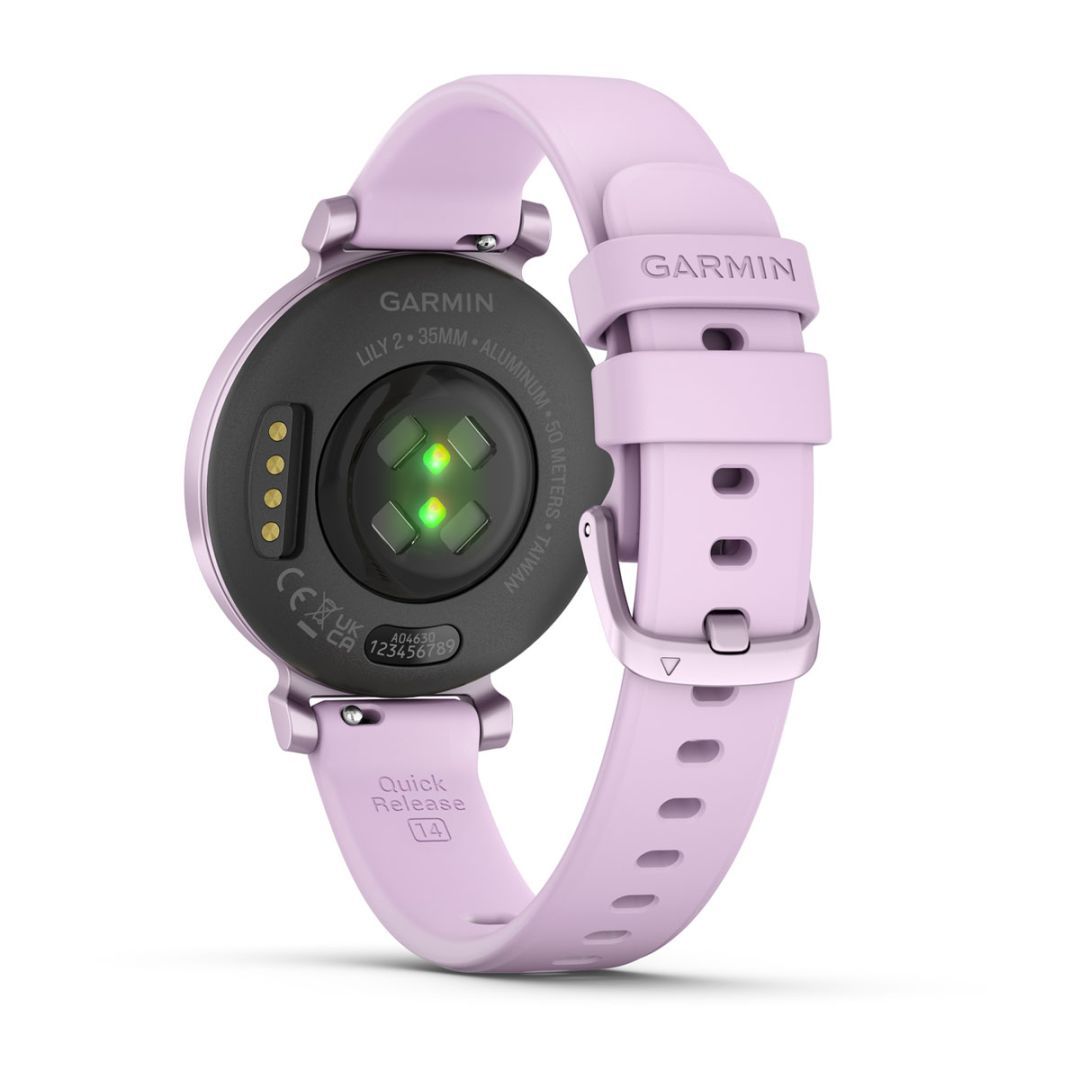 Garmin Lily 2 Metallic Lilac with Lilac Silicone Band