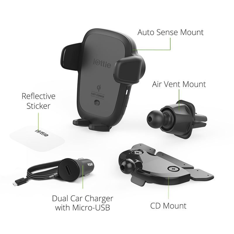 iOttie AutoSense Wireless Vent & CD Slot Mount