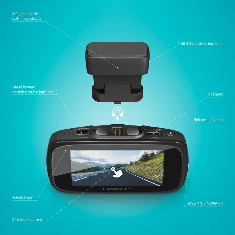 Lamax C11 GPS 4K Rear Cam