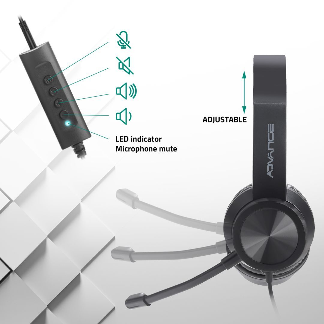 Advance Smartphonics 750 Headset Black