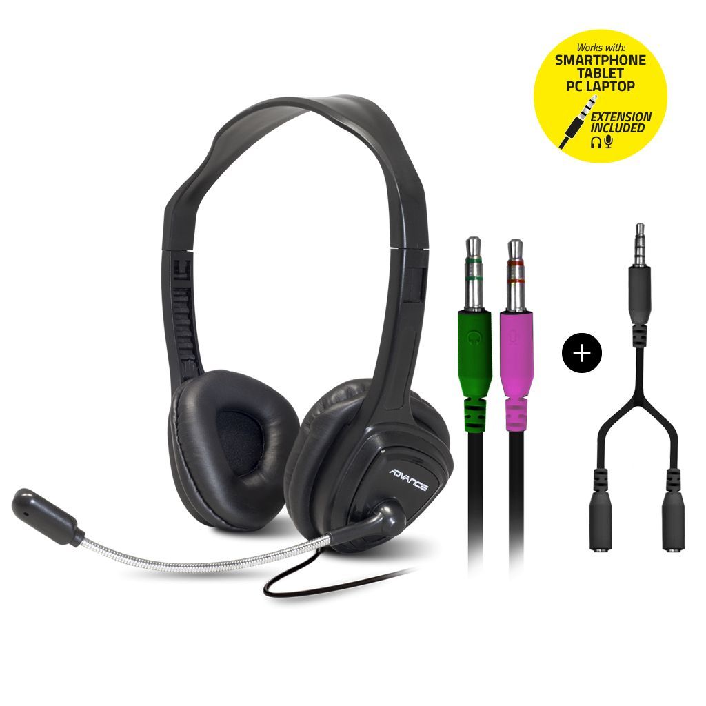 Advance Headphonics Smart Headset Black