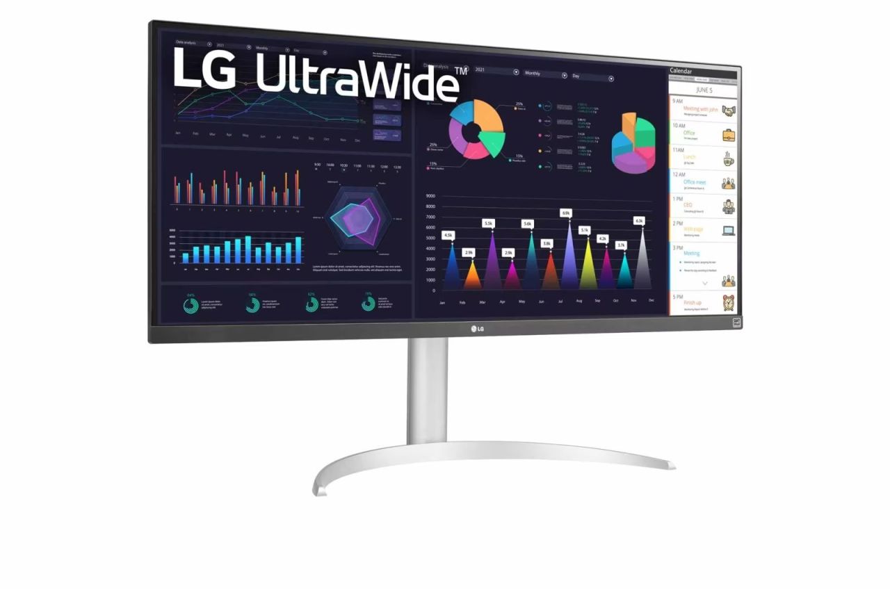 LG 34" 34WQ650-W IPS LED