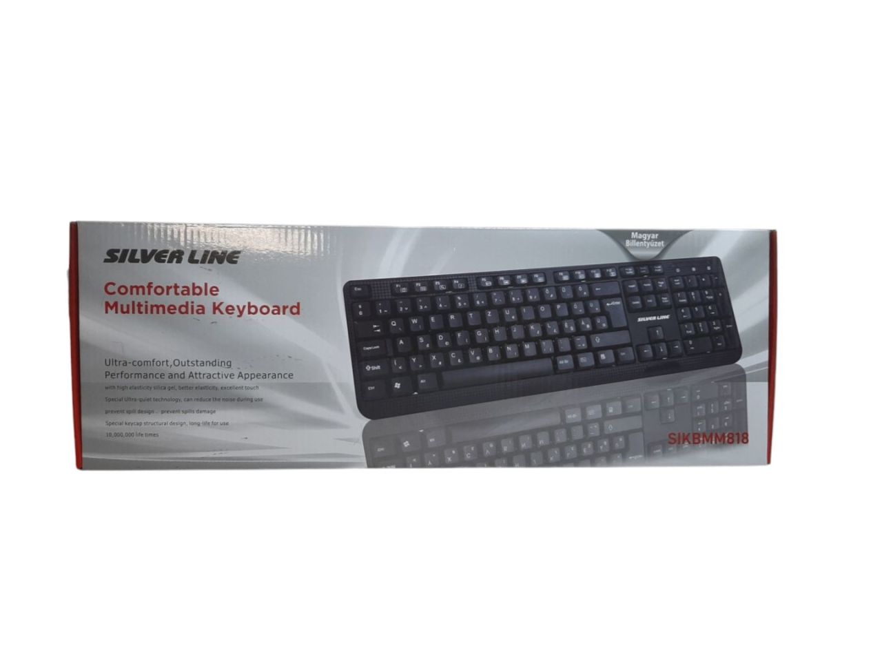 Silverline KB-MM818 Keyboard Black HU