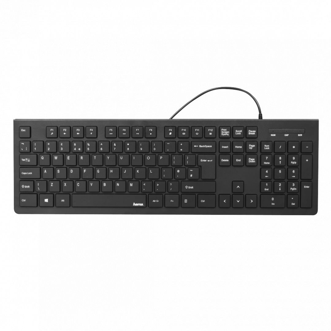 Hama KC-200 Basic Keyboard Black HU